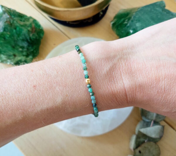 Smaragd Armband – Bild 3