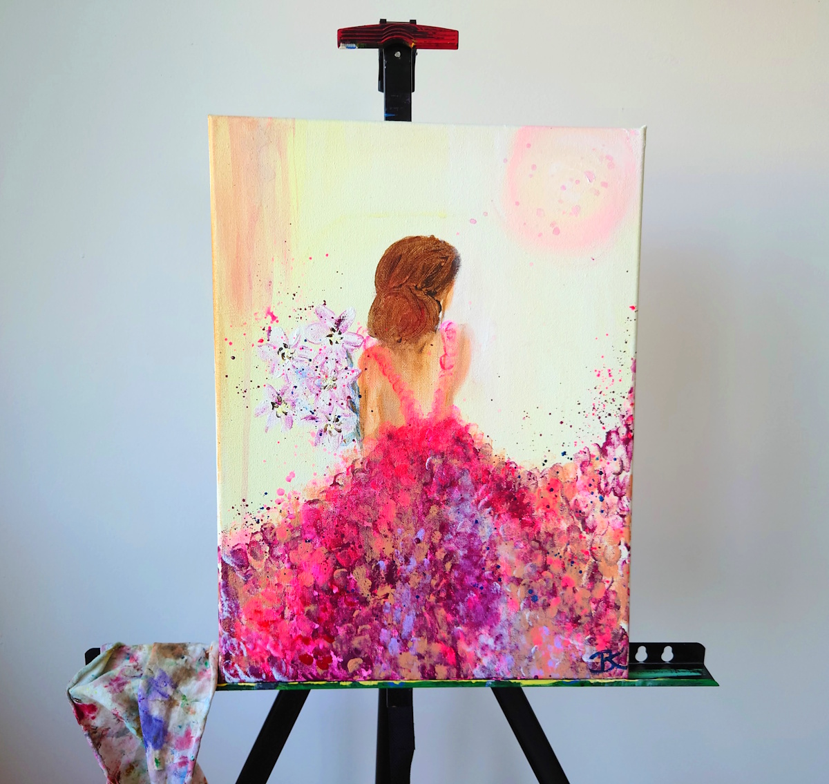 "Deliana" Malerei zum Entspannen im Atelier – Bild 4