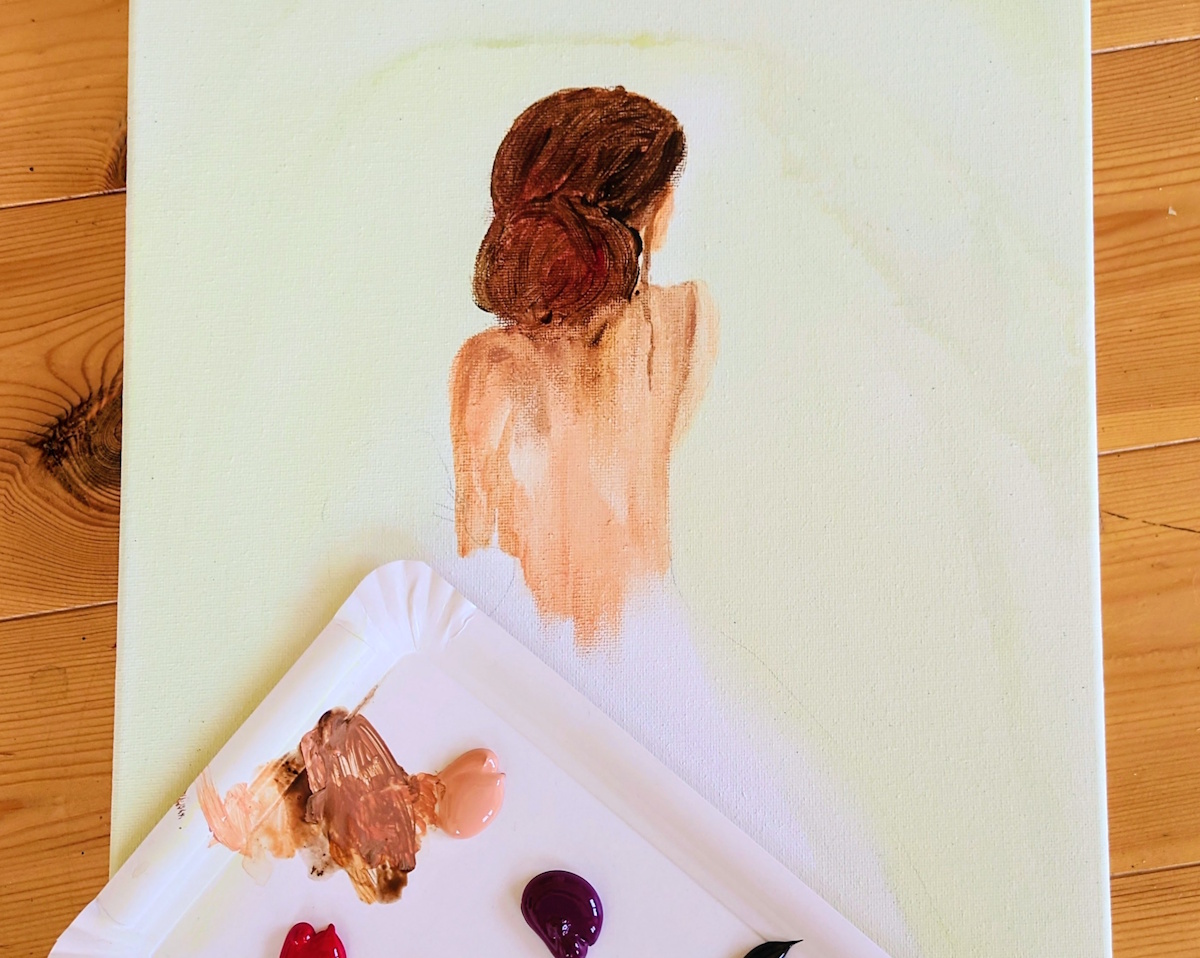 "Deliana" Malerei zum Entspannen im Atelier – Bild 2