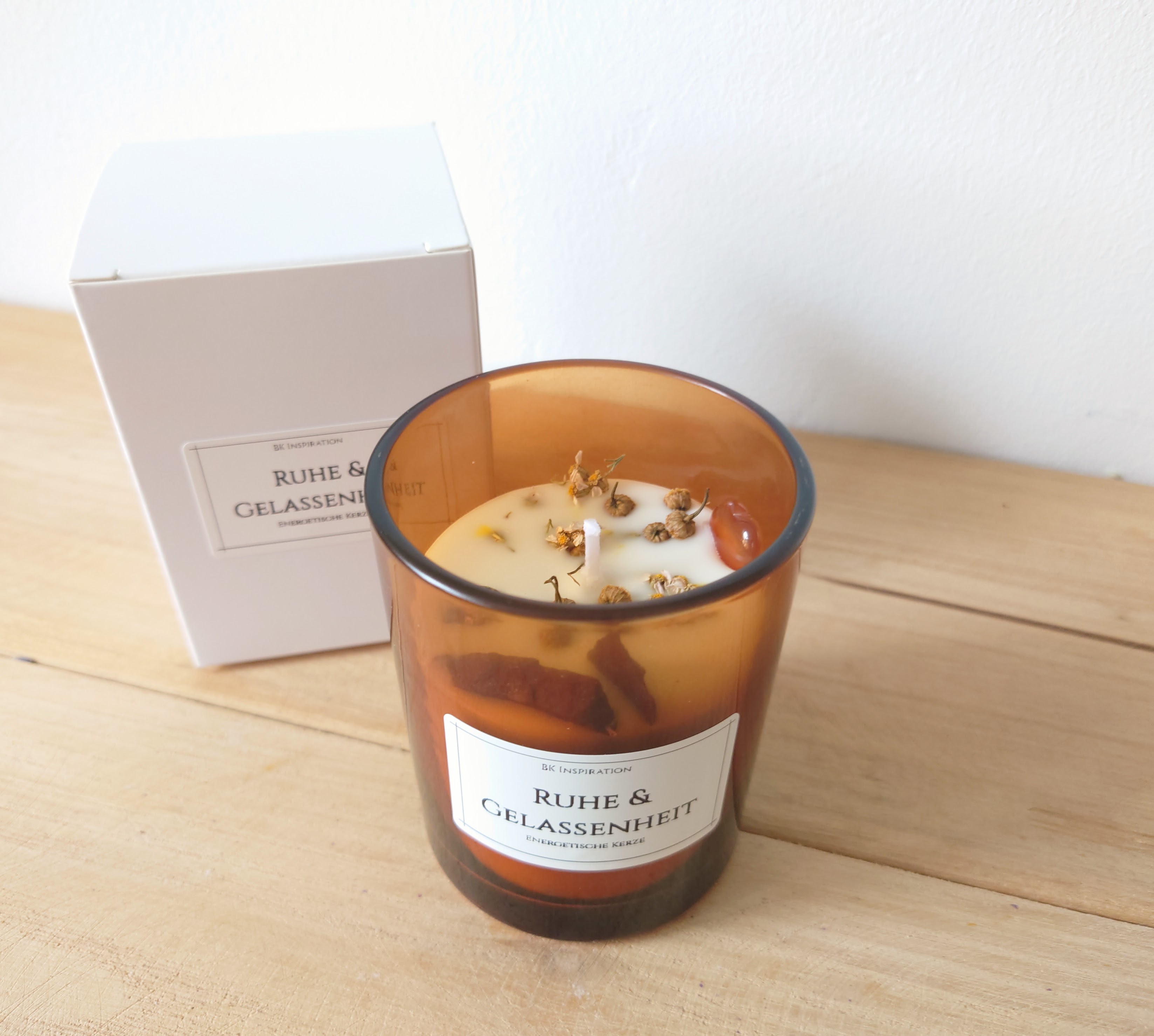 RUHE & GELASSENHEIT Kerze – Bild 5