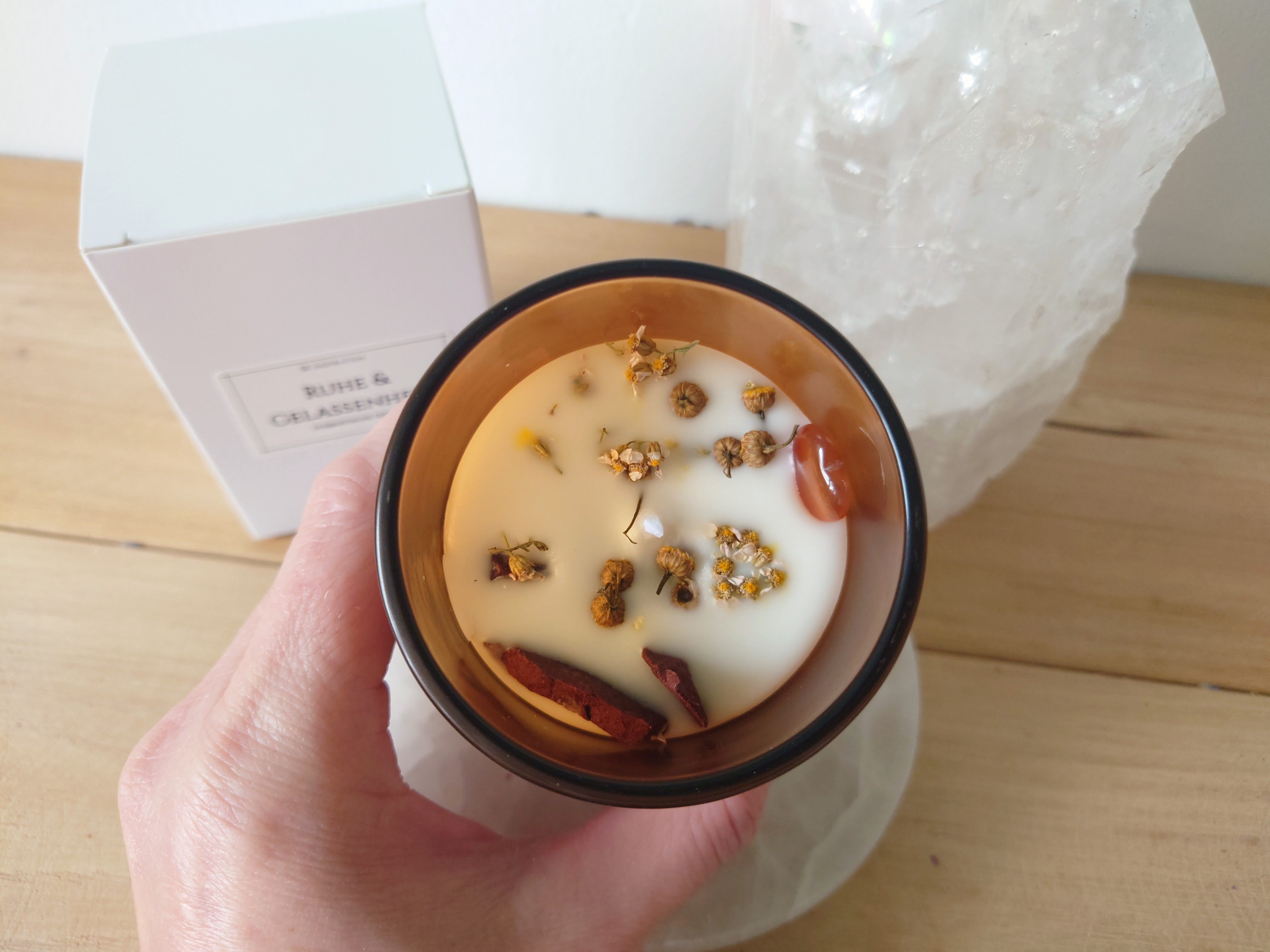 RUHE & GELASSENHEIT Kerze – Bild 4