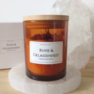 RUHE & GELASSENHEIT Kerze