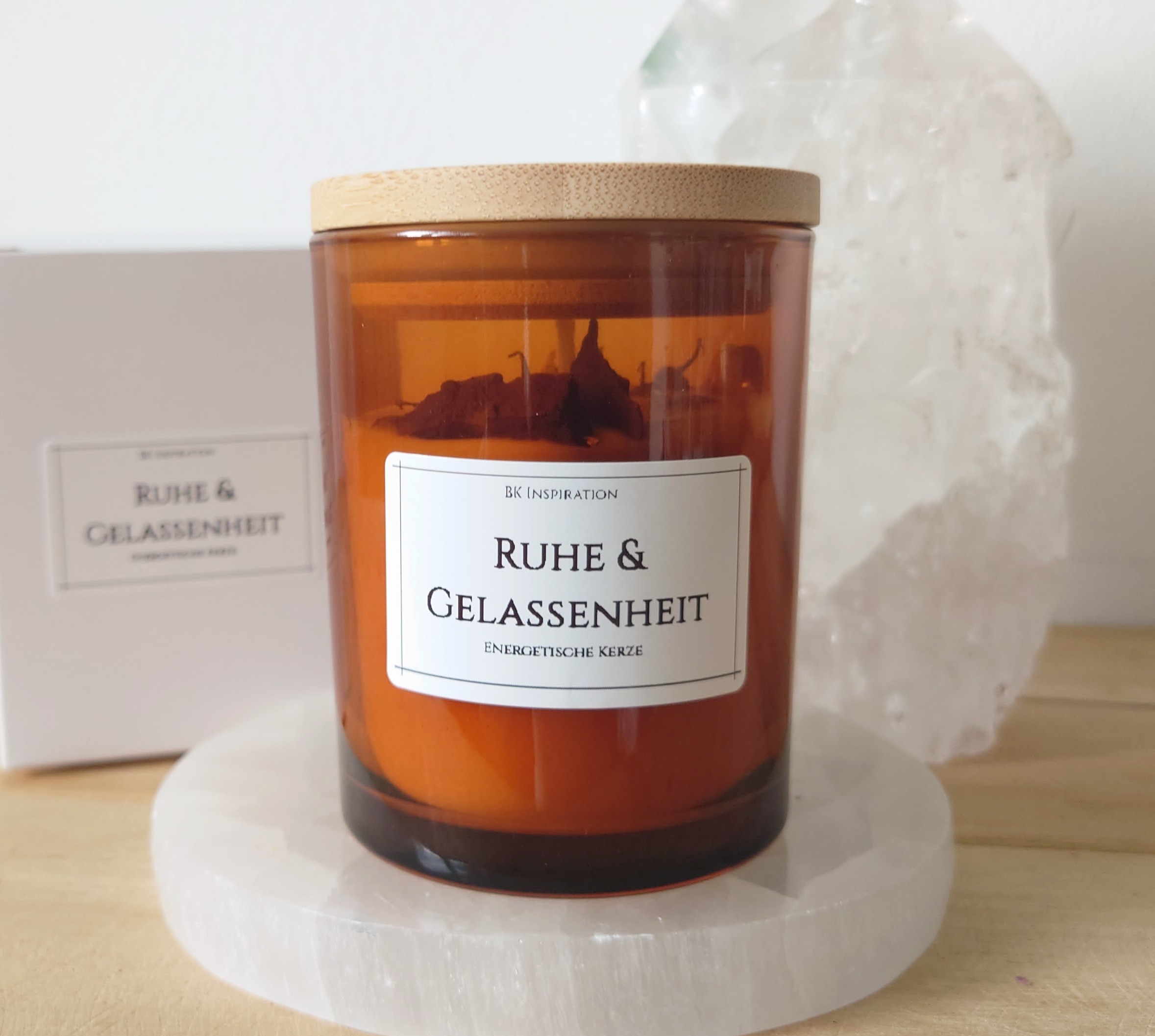 RUHE & GELASSENHEIT Kerze