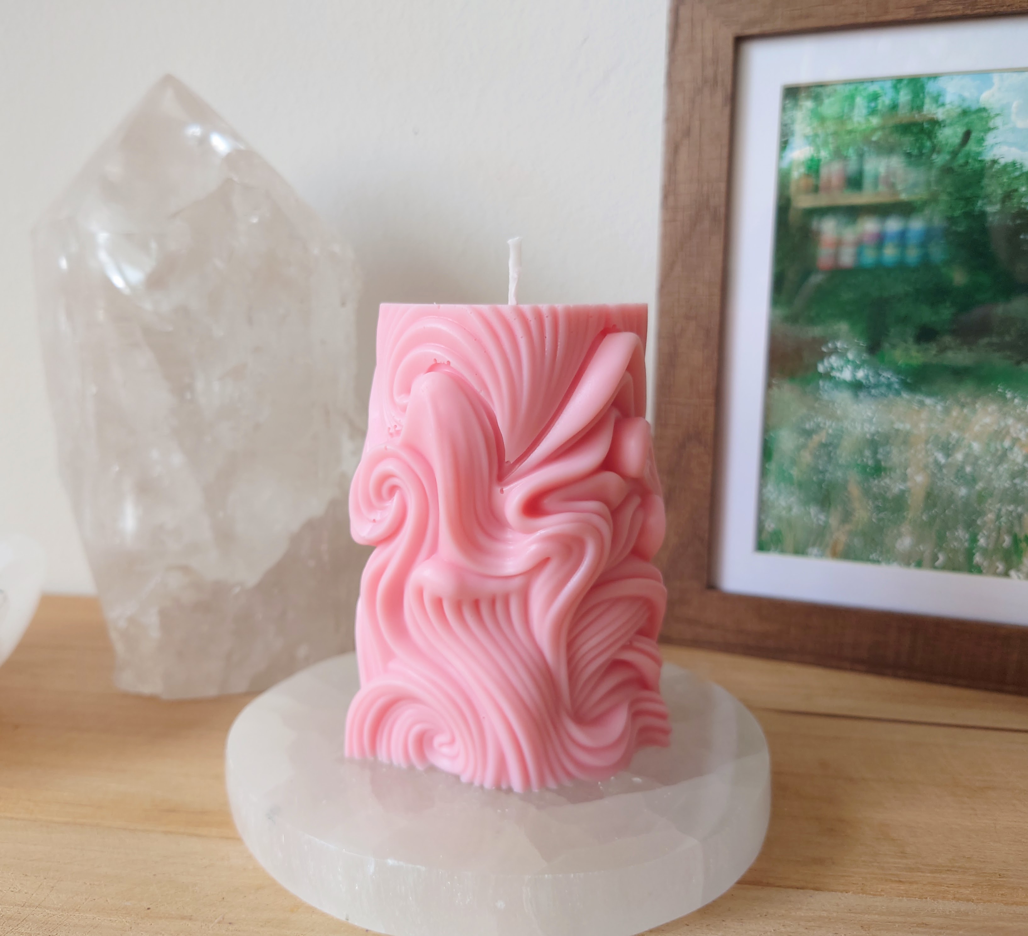 Wellen Kerze – Bild 4